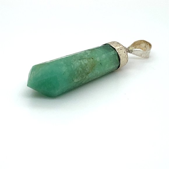 Amazonite 22.00ct Solid 925 Sterling Silver Pendant - Picture 8 of 11